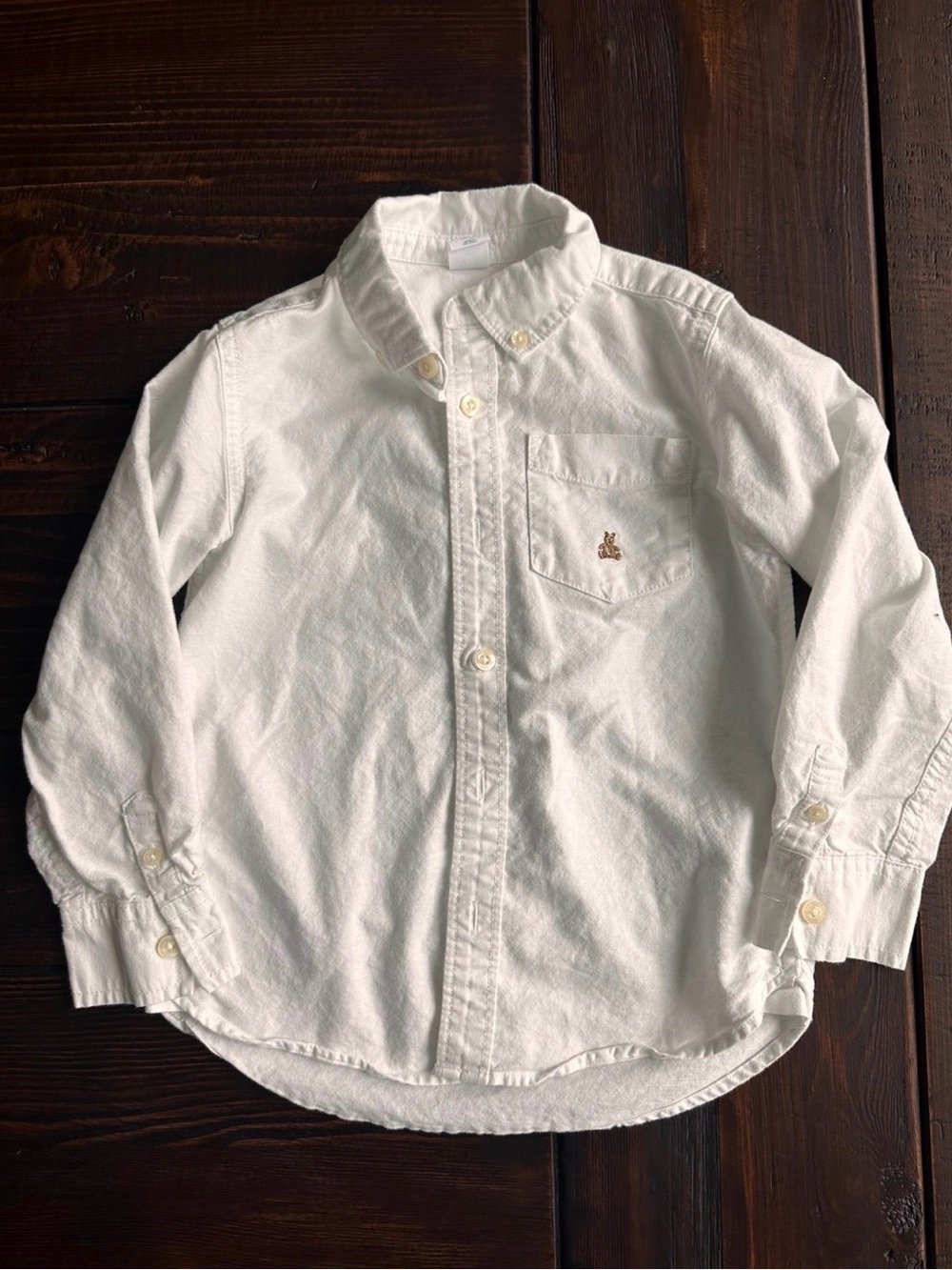 Baby Gap White Button Up Size 5T